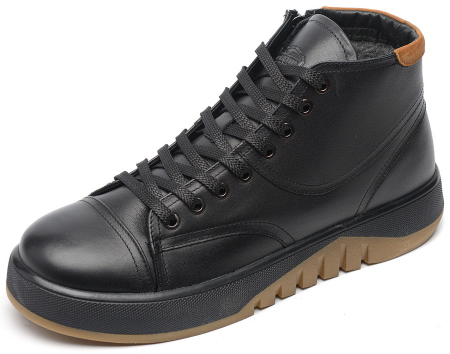 МУЖСКИЕ БОТИНКИ НАТУРАЛЬНАЯ КОЖА / ШЕРСТЬ CORVETTO