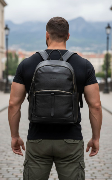 РЮКЗАК НАТУРАЛЬНАЯ КОЖА CORVETTO