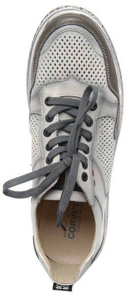 МУЖСКИЕ КЕДЫ НАТУРАЛЬНАЯ КОЖА CORVETTO ИТАЛИЯ