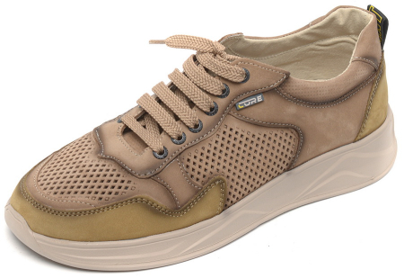 МУЖСКИЕ ПОЛУБОТИНКИ ПОЛУСПОРТИВНЫЕ НАТУРАЛЬНАЯ КОЖА (НУБУК) CORVETTO ИТАЛИЯ