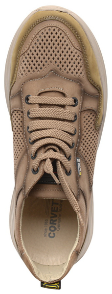 МУЖСКИЕ ПОЛУБОТИНКИ ПОЛУСПОРТИВНЫЕ НАТУРАЛЬНАЯ КОЖА (НУБУК) CORVETTO ИТАЛИЯ