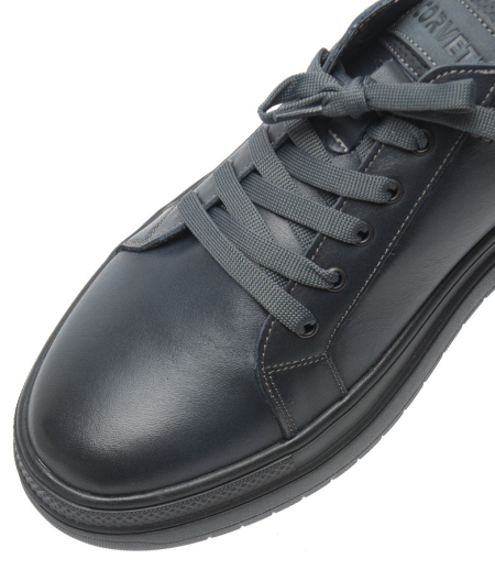 МУЖСКИЕ КЕДЫ НАТУРАЛЬНАЯ КОЖА CORVETTO ИТАЛИЯ