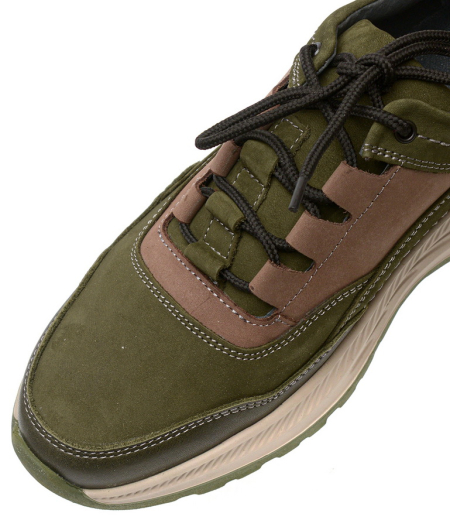 МУЖСКИЕ КРОССОВКИ НАТУРАЛЬНАЯ КОЖА+НУБУК CORVETTO ИТАЛИЯ