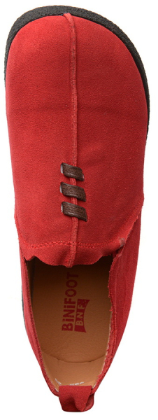 ЖЕНСКИЕ МОКАСИНЫ НА ТАНКЕТКЕ НАТУРАЛЬНАЯ КОЖА (ВЕЛЮР) BINIFOOT ТАЙВАНЬ