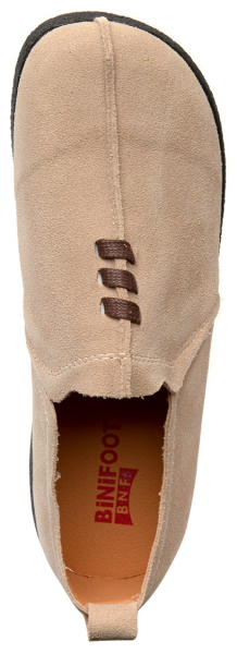ЖЕНСКИЕ МОКАСИНЫ НА ТАНКЕТКЕ НАТУРАЛЬНАЯ КОЖА (ВЕЛЮР) BINIFOOT ТАЙВАНЬ