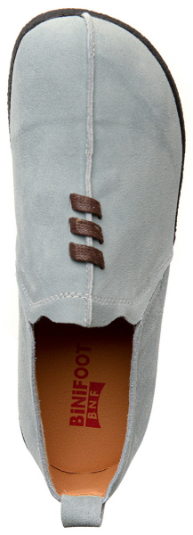 ЖЕНСКИЕ МОКАСИНЫ НА ТАНКЕТКЕ НАТУРАЛЬНАЯ КОЖА (ВЕЛЮР) BINIFOOT ТАЙВАНЬ