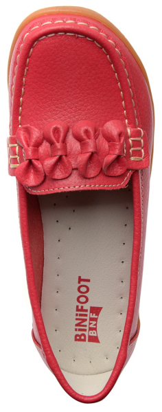 ЖЕНСКИЕ МОКАСИНЫ НАТУРАЛЬНАЯ КОЖА BINIFOOT ТАЙВАНЬ