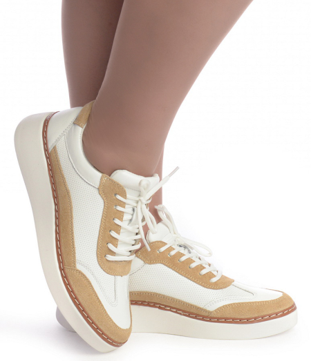 ЖЕНСКИЕ КРОССОВКИ НАТУРАЛЬНАЯ КОЖА + ВЕЛЮР МАРКО БЕЛАРУСЬ