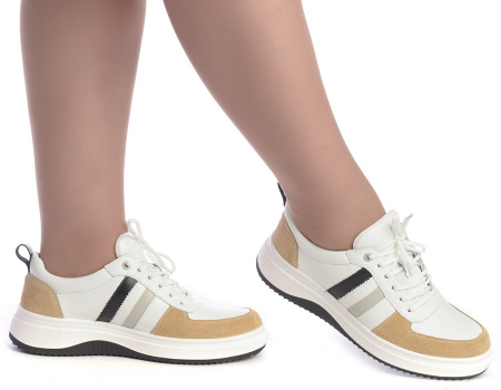 ЖЕНСКИЕ КРОССОВКИ НАТУРАЛЬНАЯ КОЖА + ВЕЛЮР МАРКО БЕЛАРУСЬ