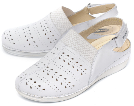 ЖЕНСКИЕ САБО НАТУРАЛЬНАЯ КОЖА РОСВЕСТ РОССИЯ