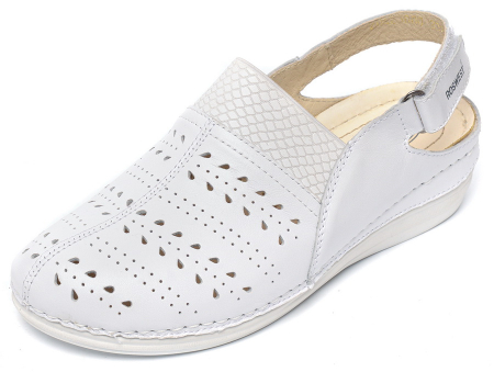 ЖЕНСКИЕ САБО НАТУРАЛЬНАЯ КОЖА РОСВЕСТ РОССИЯ