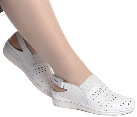 ЖЕНСКИЕ САБО НАТУРАЛЬНАЯ КОЖА РОСВЕСТ РОССИЯ