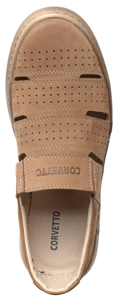 МУЖСКИЕ ЛЕТНИЕ ТУФЛИ НАТУРАЛЬНАЯ КОЖА НУБУК CORVETTO ИТАЛИЯ