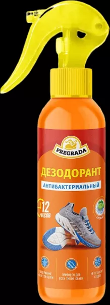 PREGRADA ДЕЗОДОРАНТ-СПРЕЙ Д/ОБУВИ 200 МЛ