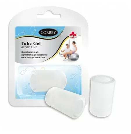 CORBBY 1663 TUBE GEL РАЗМЕР L НАПАЛЕЧНИК ГЕЛЕВЫЙ (2 ШТ)