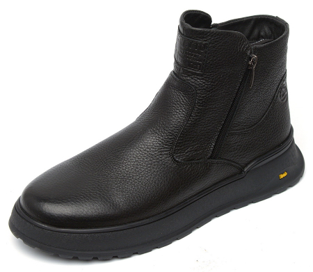 МУЖСКИЕ БОТИНКИ НАТУРАЛЬНАЯ КОЖА / НАТУРАЛЬНЫЙ МЕХ CORVETTO