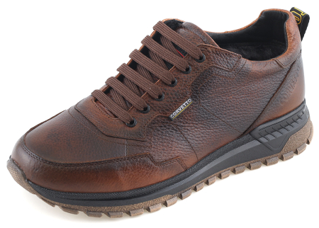 МУЖСКИЕ КРОССОВКИ НАТУРАЛЬНАЯ КОЖА / НАТУРАЛЬНЫЙ МЕХ CORVETTO