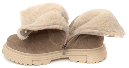 ЖЕНСКИЕ САПОГИ НАТУРАЛЬНАЯ КОЖА(ВЕЛЮР) /НАТУРАЛЬНАЯ  ШЕРСТЬ CORVETTO ИТАЛИЯ