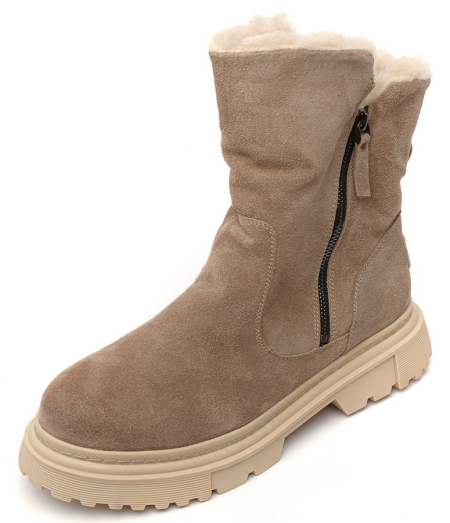 ЖЕНСКИЕ САПОГИ НАТУРАЛЬНАЯ КОЖА(ВЕЛЮР) /НАТУРАЛЬНАЯ  ШЕРСТЬ CORVETTO ИТАЛИЯ