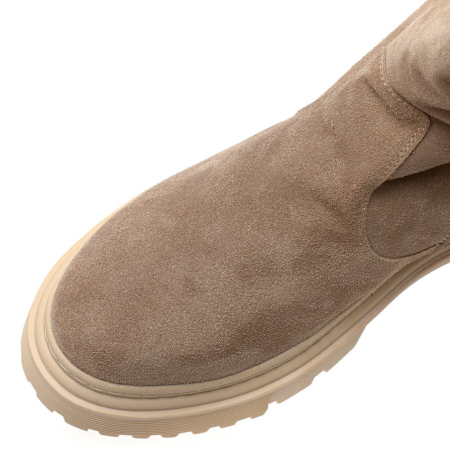 ЖЕНСКИЕ САПОГИ НАТУРАЛЬНАЯ КОЖА(ВЕЛЮР) /НАТУРАЛЬНАЯ  ШЕРСТЬ CORVETTO ИТАЛИЯ