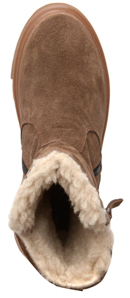 ЖЕНСКИЕ САПОГИ НАТУРАЛЬНАЯ КОЖА(ВЕЛЮР) /НАТУРАЛЬНАЯ  ШЕРСТЬ CORVETTO ИТАЛИЯ