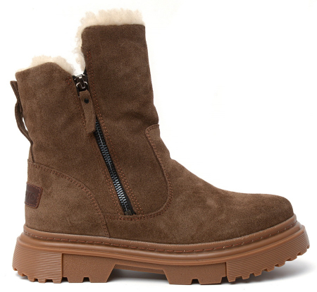 ЖЕНСКИЕ САПОГИ НАТУРАЛЬНАЯ КОЖА(ВЕЛЮР) /НАТУРАЛЬНАЯ  ШЕРСТЬ CORVETTO ИТАЛИЯ