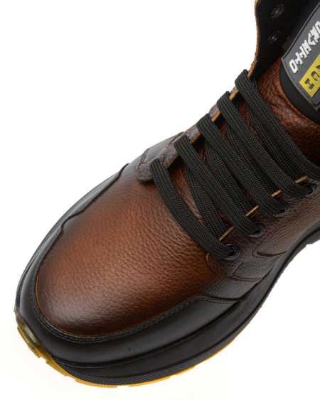 МУЖСКИЕ КРОССОВКИ НАТУРАЛЬНАЯ КОЖА / НАТУРАЛЬНЫЙ МЕХ CORVETTO ИТАЛИЯ