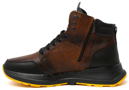 МУЖСКИЕ КРОССОВКИ НАТУРАЛЬНАЯ КОЖА / НАТУРАЛЬНЫЙ МЕХ CORVETTO ИТАЛИЯ