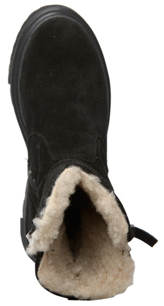 ЖЕНСКИЕ САПОГИ НАТУРАЛЬНАЯ КОЖА(ВЕЛЮР) /НАТУРАЛЬНАЯ  ШЕРСТЬ CORVETTO ИТАЛИЯ