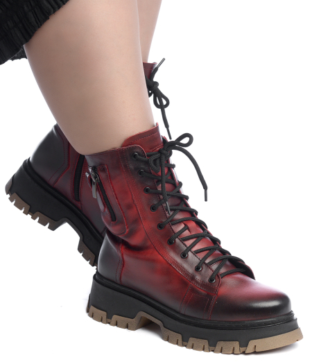 ЖЕНСКИЕ БОТИНКИ НАТУРАЛЬНАЯ КОЖА / НАТУРАЛЬНЫЙ МЕХ CORVETTO ИТАЛИЯ