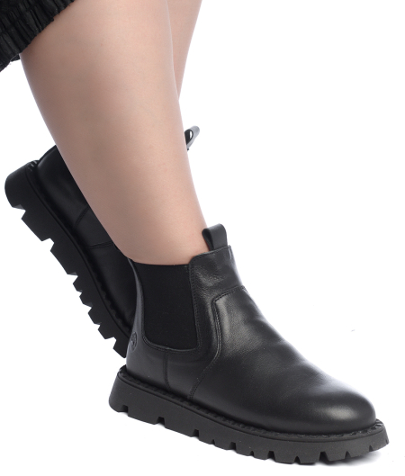 ЖЕНСКИЕ БОТИНКИ НАТУРАЛЬНАЯ КОЖА / НАТУРАЛЬНЫЙ МЕХ CORVETTO ИТАЛИЯ