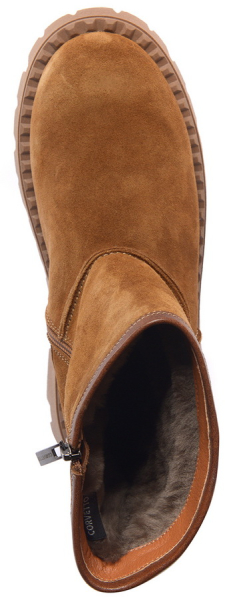 ЖЕНСКИЕ УГГИ НАТУРАЛЬНАЯ КОЖА / НАТУРАЛЬНЫЙ МЕХ CORVETTO ИТАЛИЯ