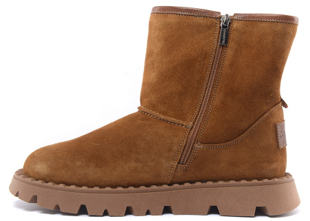 ЖЕНСКИЕ УГГИ НАТУРАЛЬНАЯ КОЖА / НАТУРАЛЬНЫЙ МЕХ CORVETTO ИТАЛИЯ