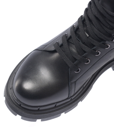 ЖЕНСКИЕ БОТИНКИ НАТУРАЛЬНАЯ КОЖА / НАТУРАЛЬНЫЙ МЕХ CORVETTO ИТАЛИЯ