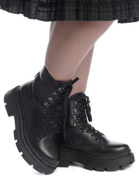 ЖЕНСКИЕ БОТИНКИ НАТУРАЛЬНАЯ КОЖА / НАТУРАЛЬНЫЙ МЕХ CORVETTO ИТАЛИЯ