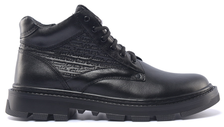 МУЖСКИЕ БОТИНКИ НАТУРАЛЬНАЯ КОЖА / НАТУРАЛЬНЫЙ МЕХ CORVETTO