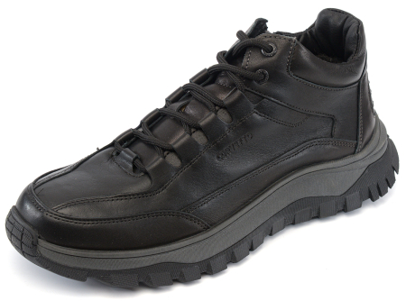 МУЖСКИЕ БОТИНКИ ПОЛУСПОРТ НАТУРАЛЬНАЯ КОЖА / ШЕРСТЬ CORVETTO