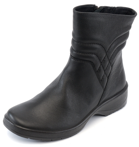 ЖЕНСКИЕ ПОЛУСАПОГИ НАТУРАЛЬНАЯ КОЖА / БАЙКА РОСВЕСТ РОССИЯ