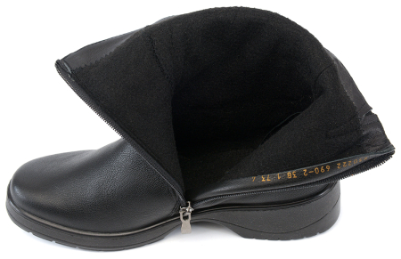 ЖЕНСКИЕ ПОЛУСАПОГИ НАТУРАЛЬНАЯ КОЖА / БАЙКА РОСВЕСТ РОССИЯ