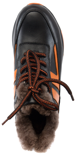 ЖЕНСКИЕ БОТИНКИ НАТУРАЛЬНАЯ КОЖА / НАТУРАЛЬНЫЙ МЕХ CORVETTO ИТАЛИЯ