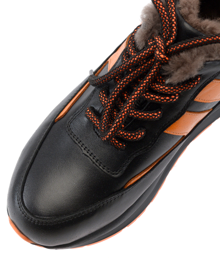 ЖЕНСКИЕ БОТИНКИ НАТУРАЛЬНАЯ КОЖА / НАТУРАЛЬНЫЙ МЕХ CORVETTO ИТАЛИЯ