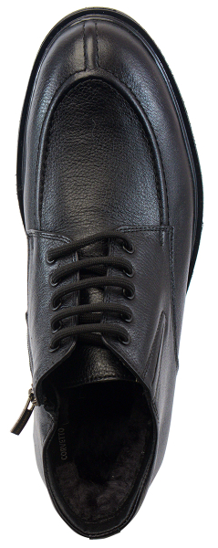 МУЖСКИЕ БОТИНКИ НАТУРАЛЬНАЯ КОЖА / НАТУРАЛЬНЫЙ МЕХ CORVETTO