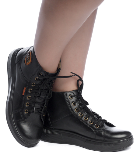 ЖЕНСКИЕ БОТИНКИ НАТУРАЛЬНАЯ КОЖА / БАЙКА МАРКО БЕЛАРУСЬ