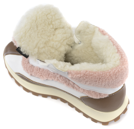 ЖЕНСКИЕ БОТИНКИ НАТУРАЛЬНАЯ КОЖА / НАТУРАЛЬНАЯ ШЕРСТЬ CORVETTO ИТАЛИЯ