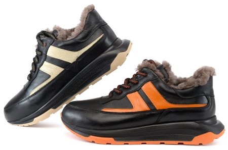 ЖЕНСКИЕ БОТИНКИ НАТУРАЛЬНАЯ КОЖА / НАТУРАЛЬНЫЙ МЕХ CORVETTO ИТАЛИЯ