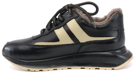 ЖЕНСКИЕ БОТИНКИ НАТУРАЛЬНАЯ КОЖА / НАТУРАЛЬНЫЙ МЕХ CORVETTO ИТАЛИЯ