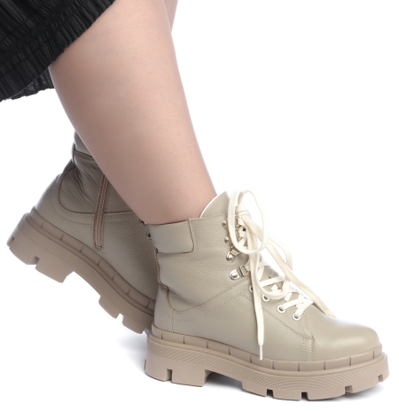 ЖЕНСКИЕ БОТИНКИ НАТУРАЛЬНАЯ КОЖА / НАТУРАЛЬНЫЙ МЕХ CORVETTO ИТАЛИЯ