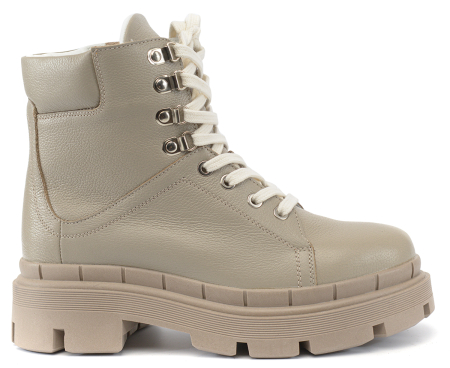 ЖЕНСКИЕ БОТИНКИ НАТУРАЛЬНАЯ КОЖА / НАТУРАЛЬНЫЙ МЕХ CORVETTO ИТАЛИЯ