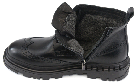 МУЖСКИЕ БОТИНКИ НАТУРАЛЬНАЯ КОЖА / ШЕРСТЬ CORVETTO