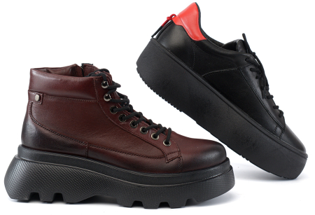 ЖЕНСКИЕ КРОССОВКИ НАТУРАЛЬНАЯ КОЖА CORVETTO